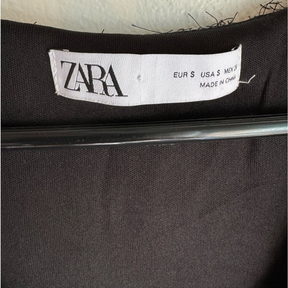 Zara Limited Edition Black Sequin Dress - Picture 8 of 8